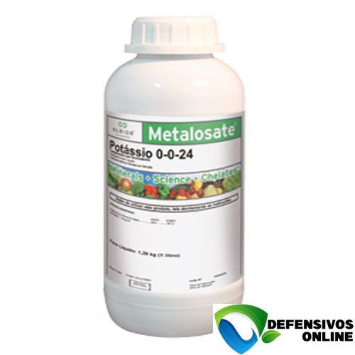 Fertilizante Foliar Metalosate Potássio - 1 Litro
